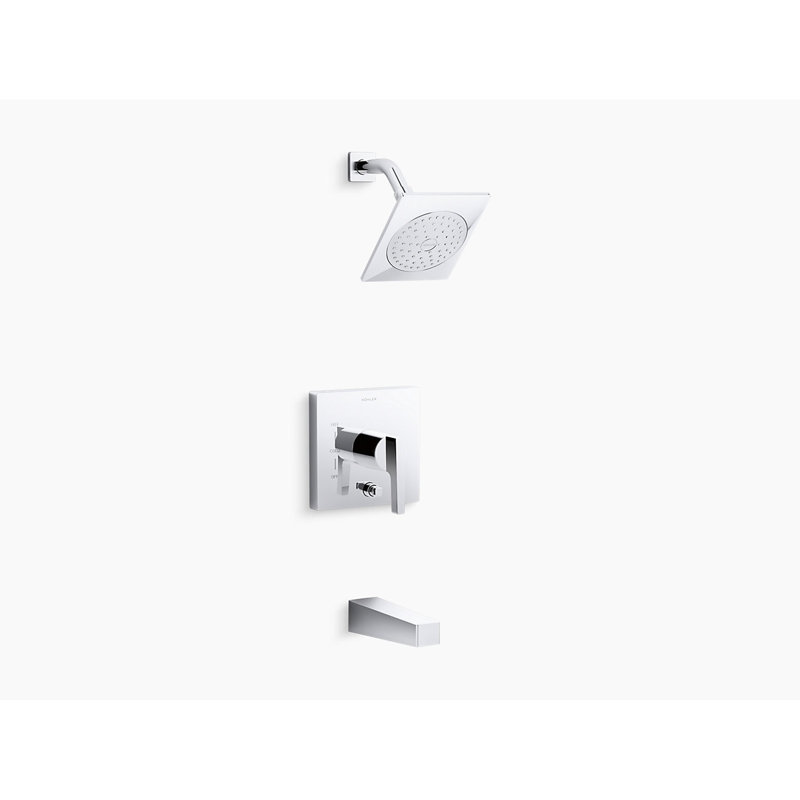 Kohler Honesty Shower System Kohler Honesty Rite-Temp Pressure-Balancing Bath and Shower Trim Set